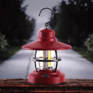 Mi-Ça Home Dekoratif Şık Tasarım Vintage Retro Kamp Feneri Yürüyüş Doğa Kamp Lambası