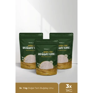Evren Gıda Doğal Tam Buğday Unu (3x1 kg )