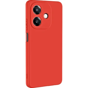 Oppo A3 Uyumlu Kılıf Mara Lansman Soft Silikon Içi Kadife Kırmızı