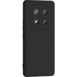 Honor Magic 7 Lite Uyumlu Kılıf Mara Lansman Soft Silikon Içi Kadife Siyah