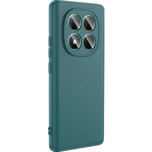 Xiaomi Poco X7 Uyumlu Kılıf Mara Lansman Soft Silikon Içi Kadife Koyu Yeşil