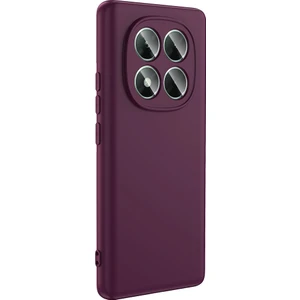 Xiaomi Poco X7 Uyumlu Kılıf Mara Lansman Soft Silikon Içi Kadife Mürdüm