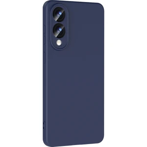 Samsung Galaxy S25 Edge Uyumlu Kılıf Mara Lansman Soft Silikon Içi Kadife Lacivert