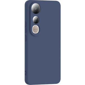 Vivo V50 Lite Uyumlu Kılıf Mara Lansman Soft Silikon Içi Kadife Lacivert