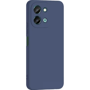 Vivo Y28 Uyumlu Kılıf Mara Lansman Soft Silikon Içi Kadife Lacivert