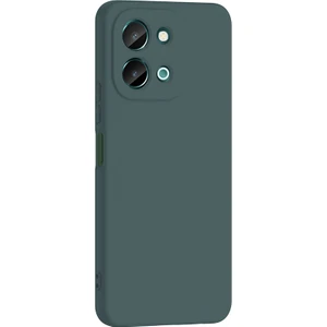 Vivo Y28 Uyumlu Kılıf Mara Lansman Soft Silikon Içi Kadife Koyu Yeşil