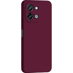 Vivo Y28 Uyumlu Kılıf Mara Lansman Soft Silikon Içi Kadife Mürdüm