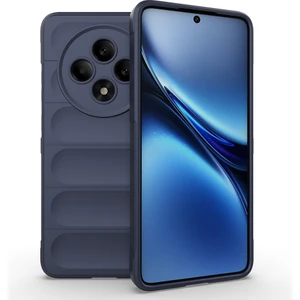 Oppo Reno 11FS Uyumlu Kılıf Etnik Optimum Mat Kamera Korumalı Silikon Lacivert