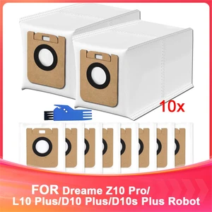 Vakum Süpürge Toz Torbaları Dreame Z10 PRO/L10 PLUS/D10 PLUS/D10S Plus Robot Vakum Süpürücü Için Aksesuarlar (Yurt Dışından)