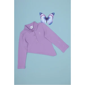 U.s. Polo Assn. Kız Çocuk Lila Sweatshirt 50316836-VR034