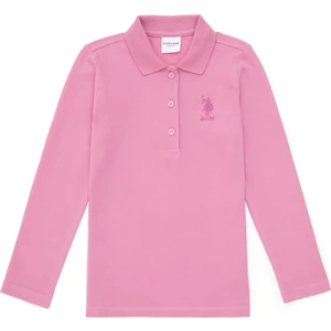 U.s. Polo Assn. Kız Çocuk Koyu Pembe Sweatshirt 50316836-VR167