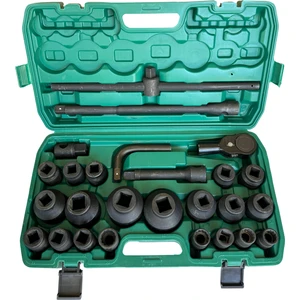 27 Parça 3/4" Profesyonel Ağır Hizmet Lokma Takımı