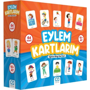 +18 Ay Eylem Kartlarım Eğitici Bilgi Kartları CA5174 (Ca Games)