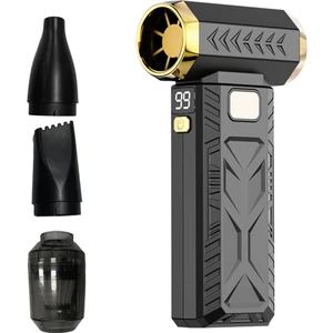 Turbo Fan Violent Fan 130000 Rpm Güçlü Vakumlu Hava Üfleyici Siyah (Yurt Dışından)