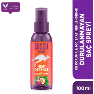 Sos Heat Defence Isı Koruma & 100 Saat Nemlendirme Için Durulanmayan Saç Spreyi 100 ml