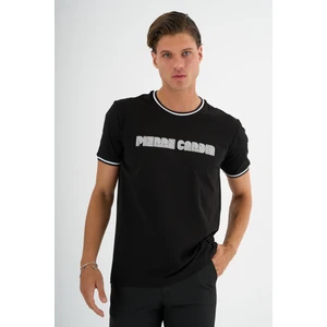 Bisiklet Yaka Baskılı T-Shirt