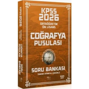Cba Akademi 2026 KPSS Lise Ortaöğretim Ön Lisans Coğrafya Pusulası Soru Bankası Çözümlü - Barış Salt