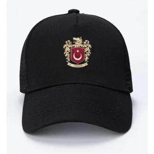 Türk Kurt Milli Arma Siyah Fileli Şapka