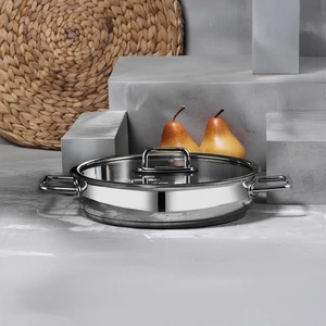 Colombus Paslanmaz Çelik Kısa Tencere 32 cm