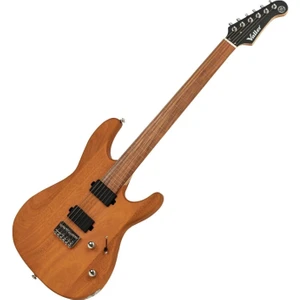 FTS300A Mat Koyu Kahve Okoume Ağacı Hh Aktif Perdesiz Elektro Gitar