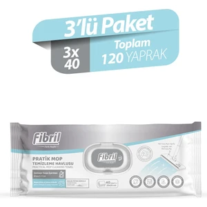 Mop Temizleme Havlusu 3 Paket 120 Yaprak