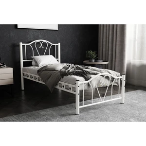 Orkide Tek Kişilik Ferforje Metal Karyola