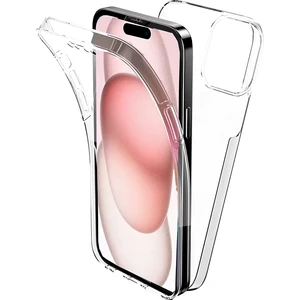 Apple iPhone 15 Plus 6.7'' Çift Taraflı Silikon Kılıf Şeffaf