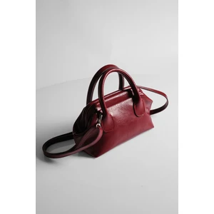 Kadın Bordo Uzun Askılı El ve Omuz Çantası