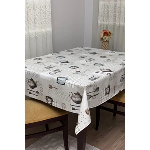 Decorekor astarlı Elyaf Tabanlı Silinebilir Hijyenik Muşamba Pvc Masa Örtüsü 1222-2