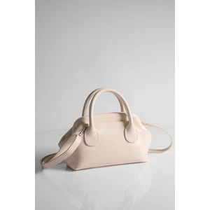 Kadın Krem Uzun Askılı El ve Omuz Çantası