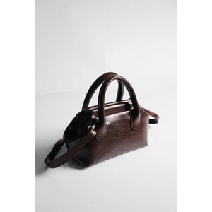 Kadın Kahverengi Uzun Askılı El ve Omuz Çantası