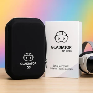 Gladiator Q3 Serisi Meta Quest 3 ve 3s Uyumlu Taşıma Çantası