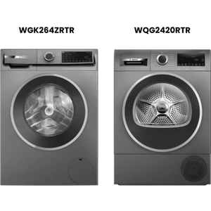 İkili Siyah Set WGK264ZRTR 11 kg Camasır +WQG2420RTR