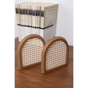 Hazeran | Kitap Tutucu | Kitaplık Dekorasyon | 2'li Set | 12,5X13X7 cm