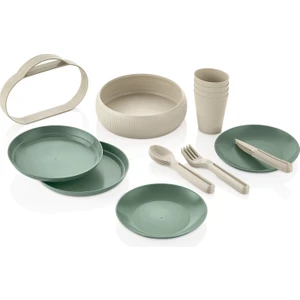 Piknik Seti, 22 Parça 4 Kişilik Piknik Seti,  Çok Amaçlı Portatif Rahat Taşınabilir Piknik Seti