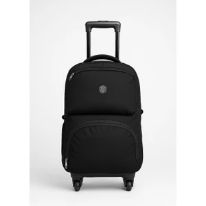 Çekçekli 4 Tekerlekli Sırt Çantası Siyah 1175