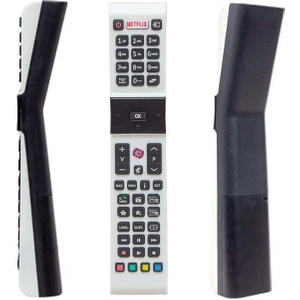 Profilo Rca49130 - Vestel Smart – Sanyo - Jvc Netflix Tuşlu Beyaz Yazısız Lcd Led Tv Kumanda