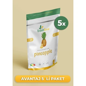 5`li Avantaj Paket Ananas Kuru Meyve Cipsi - 125 gr