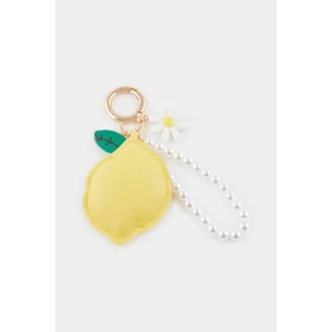 Kadın Limon ve Papatya Charm Anahtarlık F1726AXNS