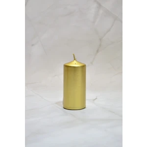 Bar Mumu Baton Mum Tekli 38 mm Çap 80 mm Uzunluk Varaklı Boya Kokusuz Silindir Mum – Parafin Wax