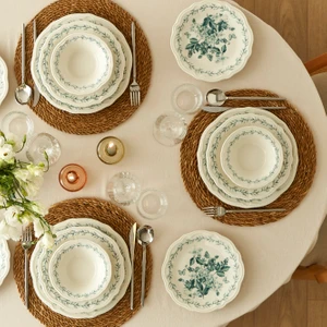 Bella Maison Isabella Stoneware 24 Parça 6 Kişilik Yemek Takımı Yeşil
