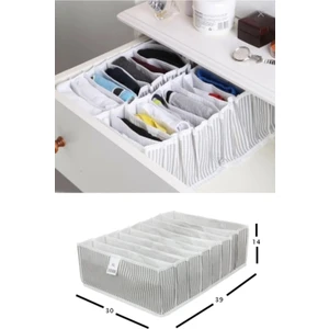 Alas Akordiyon Organizer Çekmece Içi Düzenleyici Gri Xl (Battal B