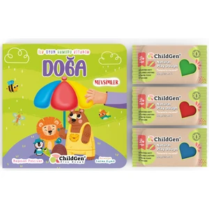 Doğa Ilk Oyun Hamuru Aktivitesi Ve 3x50 Gr Doğal Oyun Hamuru