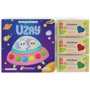 Uzay Ilk Oyun Hamuru Aktivitesi Ve 3x50 Gr Doğal Oyun Hamuru