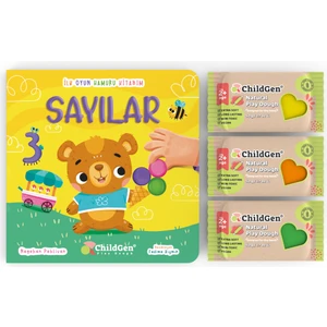 Sayılar Ilk Oyun Hamuru Aktivitesi Ve 3x50 Gr Doğal Oyun Hamuru