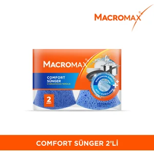 Comfort Çizmez Bulaşık Süngeri 2'li, Maksimum Emici Hassas Yüzeyler İçin
