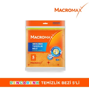 Rengarenk 5'li Temizlik Bezi