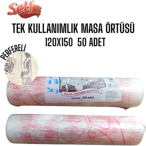 Tek Kulanımlık Masa Örtüsü 120X150CM 50 Li