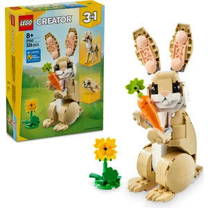 LEGO® Creator 3’ü 1 Arada Sevimli Tavşan 31162 - 8 Yaş & Üzeri Çocuklar için Yaratıcı Oyuncak Yapım Seti (326 Parça)