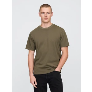 Erkek Haki Heavyweight Original T-Shirt